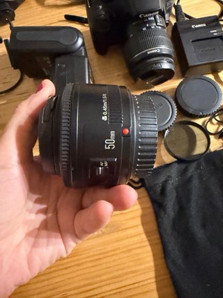 Canon EOS 1300D Cámara + Accesorios