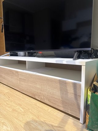 Mueble TV Elba 2 Puertas Blanco Artik