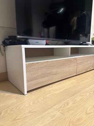 Mueble TV Elba 2 Puertas Blanco Artik