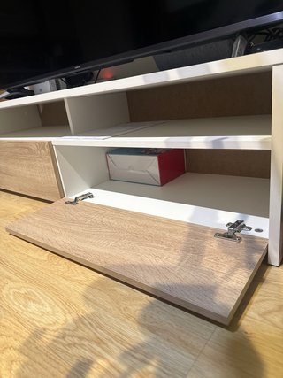Mueble TV Elba 2 Puertas Blanco Artik
