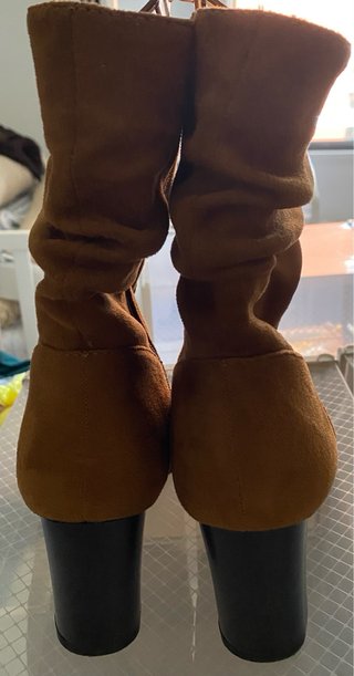 Botines marrones de ante