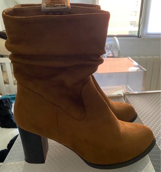 Botines marrones de ante