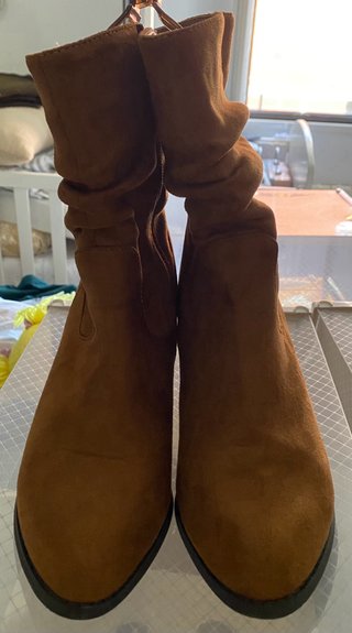 Botines marrones de ante