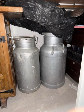 2 Cantaras/Lecheras Metálicas 50L