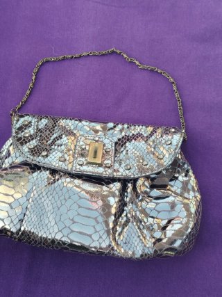 Bolso fiesta vintage bronce