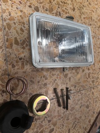 Lente Faro Delantero Yamaha TW200 Cristal