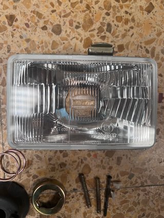 Lente Faro Delantero Yamaha TW200 Cristal