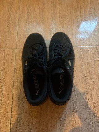 Zapatillas Puma Negras Suela Marrón