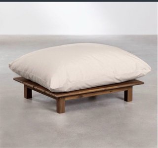 Conjunto Sofá y mesa/puff Brina Sklum