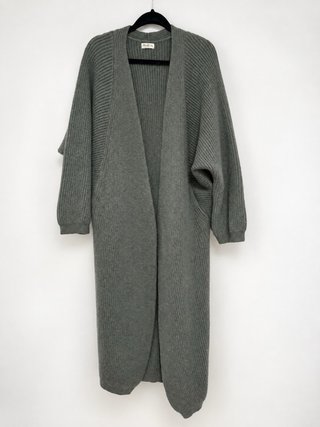 Cárdigan largo Mi&Co Barcelona verde
