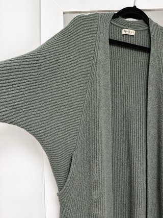 Cárdigan largo Mi&Co Barcelona verde