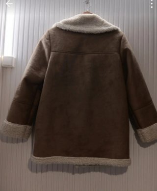 Abrigo Pelliza ICHI Talla 36 Beige/Marrón