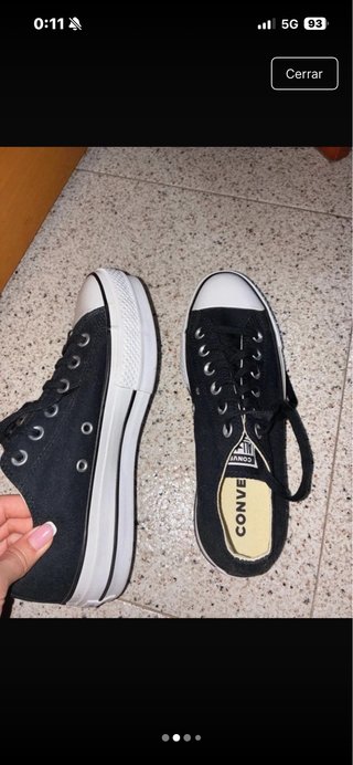 Converse Negras Talla 38