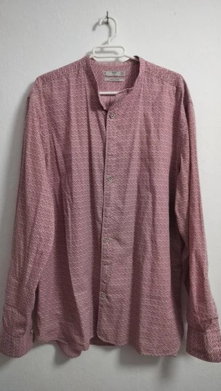 Camisa rosa Mango tipo Mao Talla M