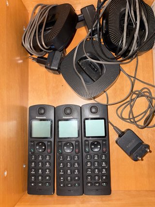 3x Teléfonos Inalámbricos Panasonic DECT