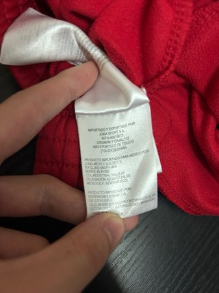 Chaqueta Joma Roja y Blanca