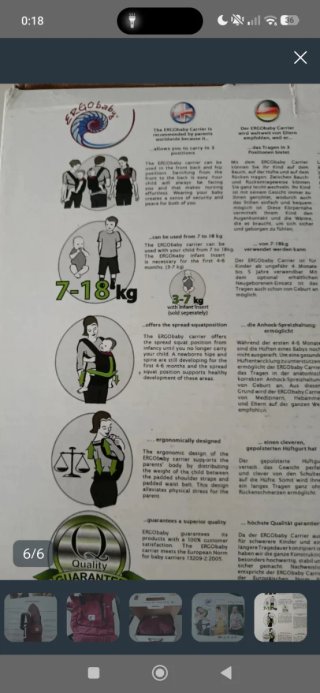 Mochila Ergonómica Bebe
