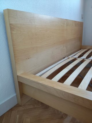 Base Cama Ikea 160x200 Roble Claro