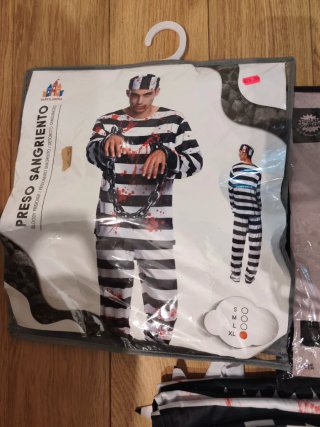 Disfraz Preso Sangriento Halloween XL