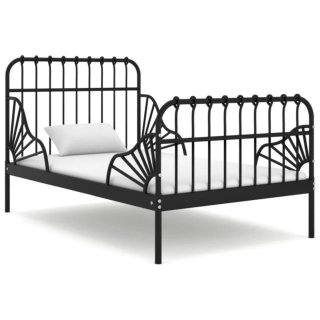 Cama infantil metálica negra Ikea