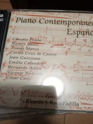 Piano Contemporáneo Español Doble CD