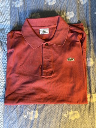 Camisa Lacoste Coral Talla 7