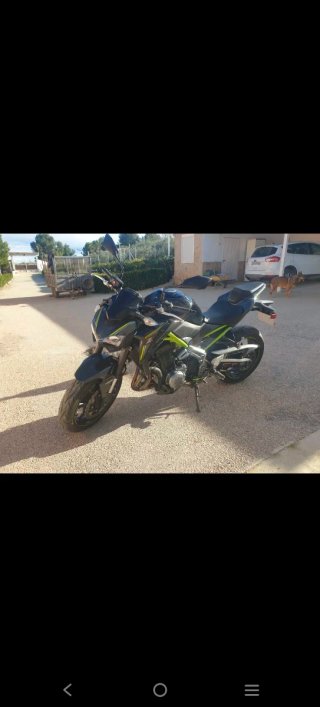 Kawasaki Z900 ABS Negra y Verde