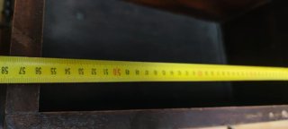 Baúl antiguo madera maciza 1984