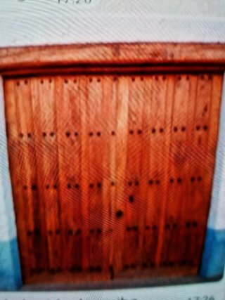 Puerta doble hoja, 2,60m x 1,21 más la viga.