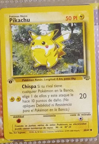 Cartas Pokémon 1ª Edición - Pikachu 1 edición