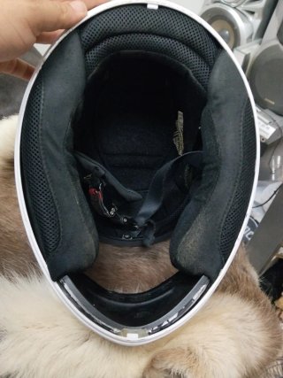 Casco integral moto LS2 blanco