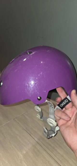 Casco Morado Bicicleta/Patinete Infantil 50-54cm