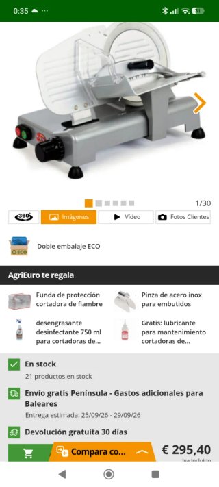 Cortadora de embutidos RGV