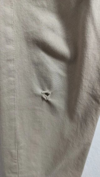 Pantalón vaquero beige Mango