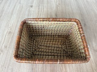 Cesto Organizador Rectangular Mimbre