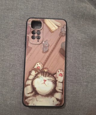 Custodia per telefono Note 11S 4G gatto topo