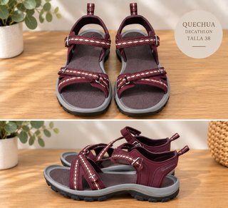 Sandalias trekking Quechua Talla 38 Moradas