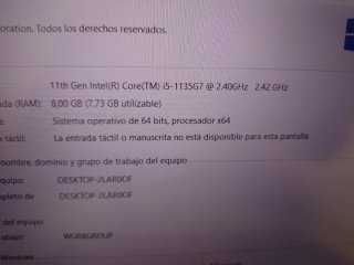 Portátil Dell Vostro i5 Gen 11