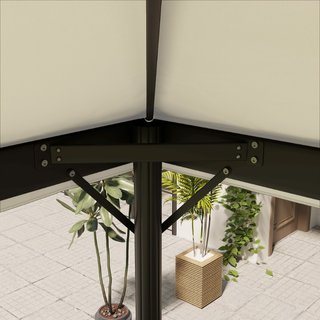 Cubierta para Gazebo de Jardín 3x4 m a 2 Niveles e