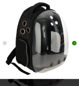 Mochila transportín gato burbuja