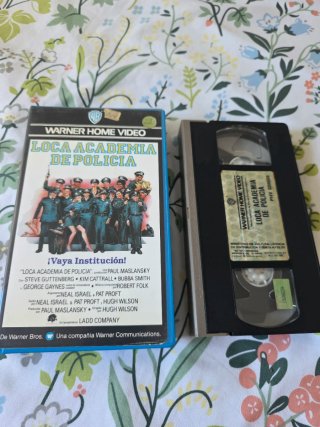 Loca Academia De Policia VHS 1ª Edición Videoclub