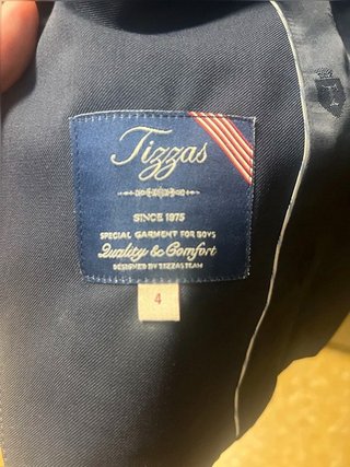 Americana niño Tizas talla 4