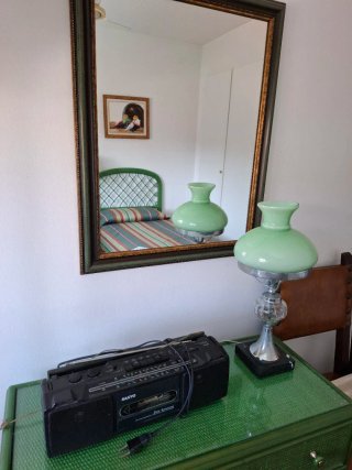 2 cabezales de bambú verde