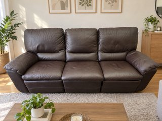 Sofá relax Natuzzi 3 plazas piel