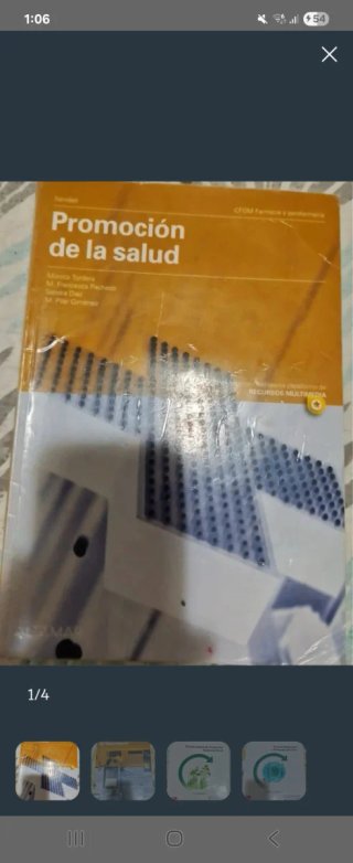Libros 1° grado medio de farmacia y parafarmacia.