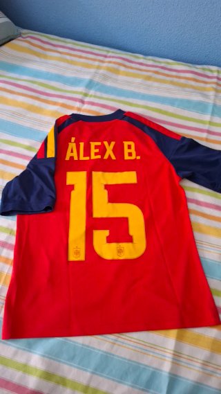 Camiseta España Niño Talla 15