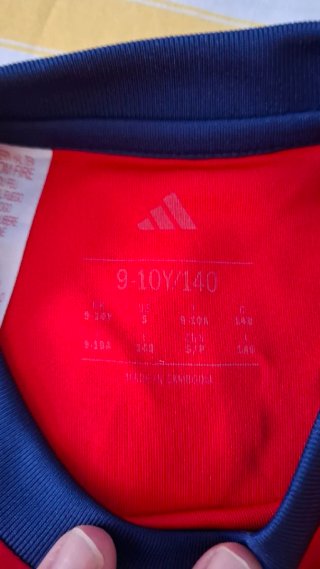 Camiseta España Niño Talla 15