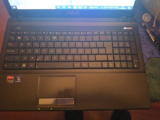 Ordenador portátil ASUS negro