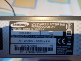 Reproductor DVD Samsung DVD-P370