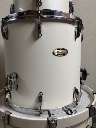 Batería Pearl Masters Custom Blanca